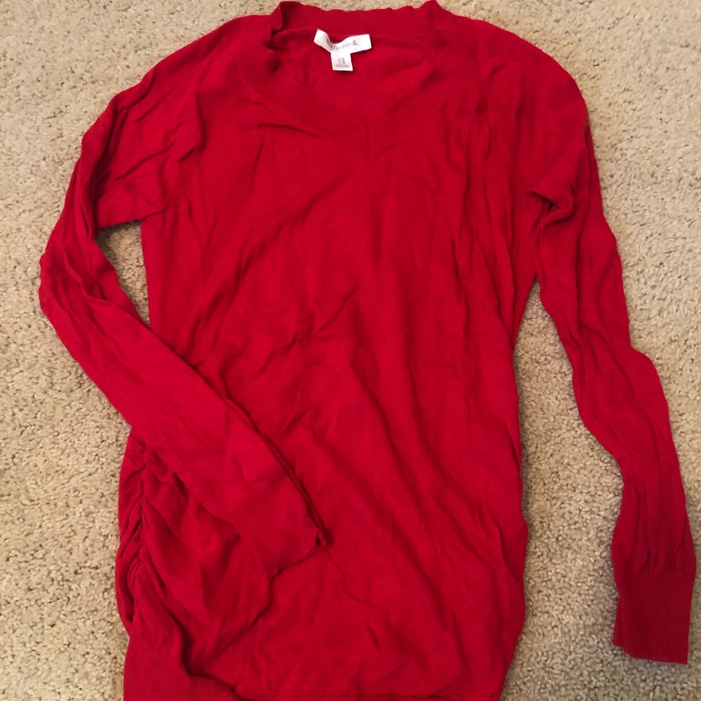 Motherhood Maternity V Neck Sweater